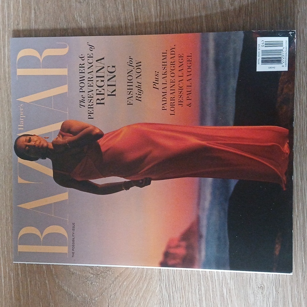 Harper's Bazaar Magazine Cover April 2024 Possibilities Issue Regina King